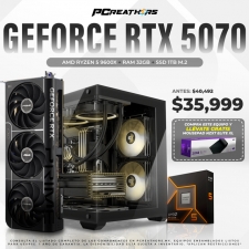 PCRA943 - EQUIPO AMD Ryzen 5 9600X + RAM 32GB + GeForce RTX 5070