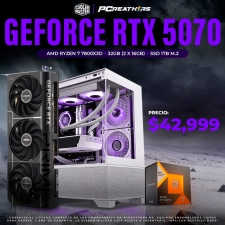 PCRA955 - EQUIPO AMD Ryzen 7 7800X3D + 32GB (2 x 16GB) + Geforce RTX 5070 (CMELITE490)