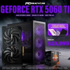 PCRA967 - Equipo AMD Ryzen 5 5500 + 32GB (2 X 16GB) + GeForce RTX 5060 Ti