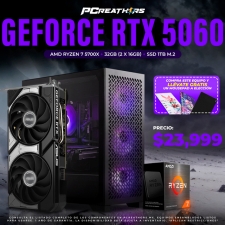 PCRA968 - Equipo AMD Ryzen 7 5700X + 32GB (2 X 16GB) + GeForce RTX 5060