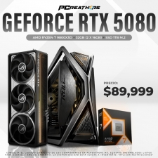 PCRA980 - EQUIPO AMD Ryzen 7 9800X3D + 32GB (2x16GB) + GeForce RTX 5080
