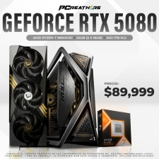 PCRA980 - EQUIPO AMD Ryzen 7 9800X3D + 32GB (2x16GB) + GeForce RTX 5080