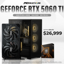PCRA986 - Equipo AMD Ryzen 5 9600X + 16GB RAM + GeForce RTX 5060 Ti