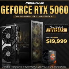 PCRA989 - Equipo AMD Ryzen 5 5500 + 32GB (2 X 16GB) + GeForce RTX 5060