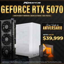 PCRA997 - Equipo AMD Ryzen 7 7800X3D + 32GB - 2 x 16GB + GeForce RTX 5070