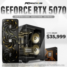 PCRB033 - Equipo AMD Ryzen 5 9600X + 32GB (2 x 16GB) + GeForce RTX 5070