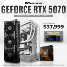 PCRB035 - Equipo AMD Ryzen 5 9600X + 32GB RAM + GeForce RTX 5070 - Incluye monitor de regalo