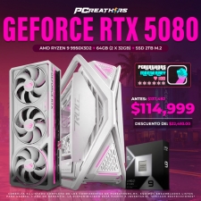 PCRB047 - Equipo AMD Ryzen 9 9950X3D2 Dual Edition + 64GB RAM (2X32) + NVIDIA GeForce RTX 5080