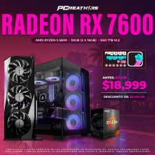 PCRB052 - EQUIPO AMD Ryzen 5 5500 + 32GB(2 X 16GB) + Radeon RX 7600