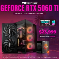 PCRB053 - EQUIPO AMD Ryzen 7 5700X + RAM 32GB + GeForce RTX 5060 Ti