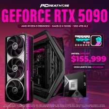 PCRB062 - EQUIPO AMD Ryzen 9 9950X3D2 + 64GB (2x32GB + GeForce RTX 5090