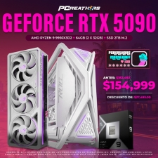PCRB063 - Equipo AMD Ryzen 9 9950X3D2 + 64GB (2x32GB) + GeForce RTX 5090
