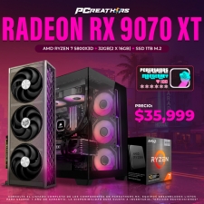 PCRB064 - EQUIPO AMD Ryzen 7 5800X3D + 32GB (2x16GB) + Radeon RX 9070 XT