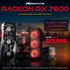 PCRB071 - Equipo AMD Ryzen 5 5500 + 16GB RAM + Radeon RX 7600