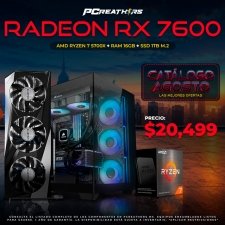 PCRB073 - Equipo AMD Ryzen 7 5700X + 16GB RAM + Radeon RX 7600