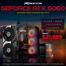 PCRB075 - Equipo AMD Ryzen 7 5700X + 16GB RAM + GeForce RTX 5060