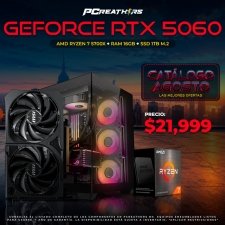 PCRB075 - Equipo AMD Ryzen 7 5700X + 16GB RAM + GeForce RTX 5060