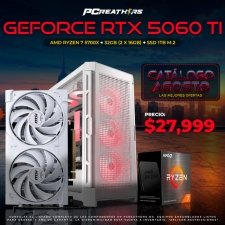 PCRB077 - Equipo AMD Ryzen 7 5700X + 32GB (2x16GB) + GeForce RTX 5060 Ti