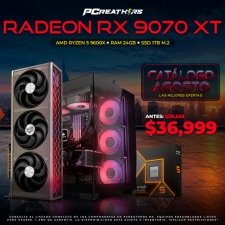PCRB081 - Equipo AMD Ryzen 5 9600X + 24GB RAM + Radeon RX 9070 XT