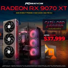 PCRB082 - Equipo AMD Ryzen 7 7700X3D + 24GB RAM + Radeon RX 9070 XT
