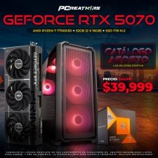 PCRB091 - Equipo AMD Ryzen 7 7700X3D + 32GB (2x16GB) + GeForce RTX 5070