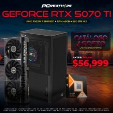 PCRB092 - Equipo AMD Ryzen 7 9850X3D + 48GB RAM + GeForce RTX 5070 Ti