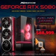 PCRB094 - Equipo AMD Ryzen 7 9850X3D + 32GB (2x16GB) + GeForce RTX 5080