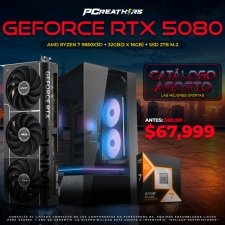 PCRB096 - Equipo AMD Ryzen 7 9850X3D + 32GB (2x16GB) + GeForce RTX 5080