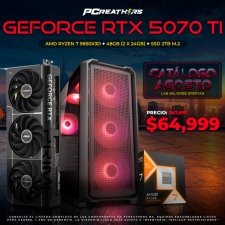 PCRB097 - Equipo AMD Ryzen 7 9850X3D + 48GB (2x24GB) + GeForce RTX 5070 Ti