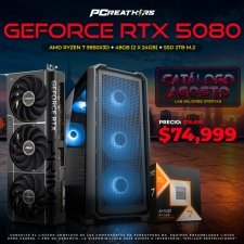 PCRB098 - Equipo AMD Ryzen 7 9850X3D + 48GB (2x24GB) + GeForce RTX 5080
