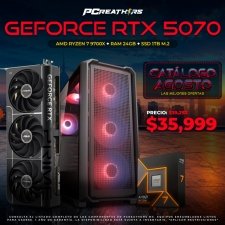 PCRB101 - Equipo AMD Ryzen 7 9700X + RAM 24GB + Geforce RTX 5070
