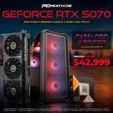 PCRB103 - Equipo AMD Ryzen 7 9850X3D + 32GB (2x16GB) + Geforce RTX 5070