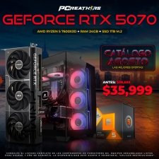 PCRB105 - Equipo AMD Ryzen 5 7600X3D + RAM 24GB + Geforce RTX 5070
