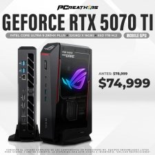 PCRB108 - ASUS ROG NUC 16 Ultra 9 290HX, 32GB DDR5, 1TB SSD, NVIDIA GeForce RTX 5070Ti Mobile GPU (12GB GDDR7), Windows 11 Home