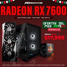 PCRB109 - Equipo AMD Ryzen 5 5500 + 16GB RAM + Radeon RX 7600