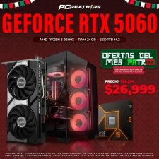 PCRB113 - Equipo AMD Ryzen 5 9600X + 24GB RAM + GeForce RTX 5060