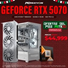 PCRB115 - Equipo AMD Ryzen 7 9850X3D + 32GB (2x16GB) + GeForce RTX 5070