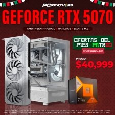 PCRB128 - EQUIPO AMD Ryzen 7 7700X3D + RAM 24GB + GeForce RTX 5070