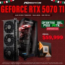 PCRB129 - EQUIPO AMD Ryzen 7 9850X3D + RAM 48GB + GeForce RTX 5070 Ti