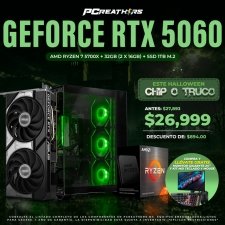 PCRB141 - Equipo AMD Ryzen 7 5700X + 32GB (2x16GB) + GeForce RTX 5060