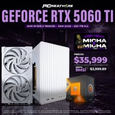 PCRB165 - Equipo AMD Ryzen 5 7600X3D + 24GB RAM + GeForce RTX 5060 Ti 