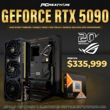 PCRB175 - EQUIPO AMD Ryzen 7 9850X3D + 32GB (2x16GB) + GeForce RTX 5090 (ASUS ROG 20th Anniversary)
