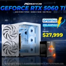 PCRB186 - EQUIPO AMD Ryzen 7 5700X + 32GB(2 X 16GB) + GeForce RTX 5060 Ti (OFERTAS REL&Aacute;MPAGO)