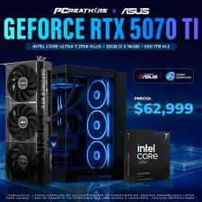 PCRB189 - Powered by Asus AGENT COMPUTER EQUIPO Intel Core Ultra 7 270K Plus + 32GB (2x16GB) + GeForce RTX 5070 Ti