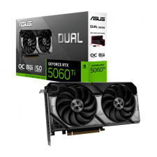 Tarjeta de Video ASUS DUAL NVIDIA RTX 5060 Ti , 8GB 128-bit GDDR7, PCI Express 5.0