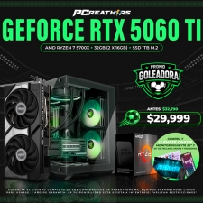 PF004 - Equipo AMD Ryzen 7 5700X + 32GB (2X16GB) + GeForce RTX 5060 Ti