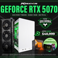 PF008 - Equipo AMD Ryzen 7 7800X3D + 32GB (2X16GB) + GeForce RTX 5070