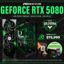 PF017 - Equipo AMD Ryzen 7 9800X3D + 32GB (2X16GB) + GeForce RTX 5080