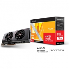 Tarjeta de Video Radeon PULSE RX 7800 XT 16GB GDDR6 / SAPPHIRE PULSE / HDMI / DP / PCI-e 4.0 / AMD RDNA 3 Architecture* 