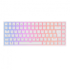 RK Royal Kludge RK84WH Teclado Gamer, 75% RGB retroiluminado teclado mecánico color Blanco